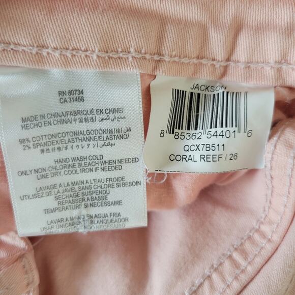 BCBGeneration Short Shorts Size 26 Peach Pink Color - Picture 4 of 5